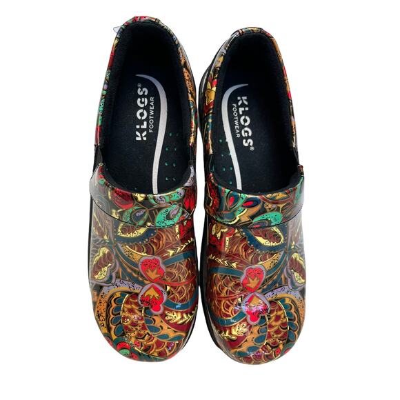 Klogs Jungle Boogie MISSION Leather Clog | Sz 6 | Multicolor | Excellent! - Picture 3 of 12